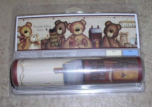 Home Trends Country Bears Wallpaper Border