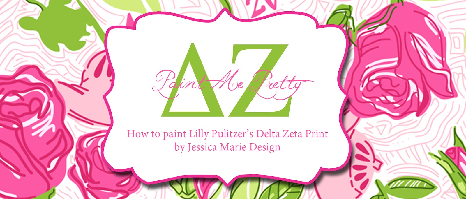 Delta Zeta Puter Background Print