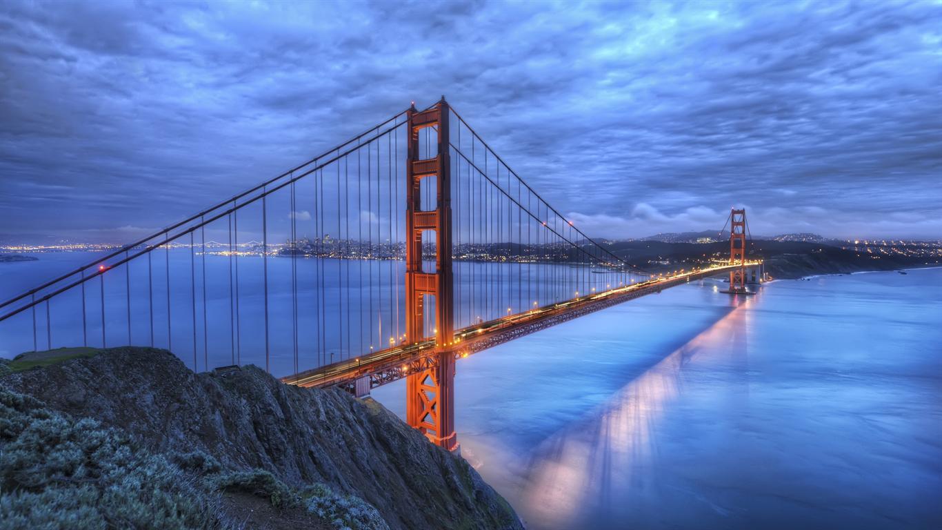 Bridge San Francisco Desktop Wallpaper Background