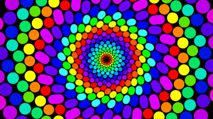 Psychedelic Background For iPhone Abstract