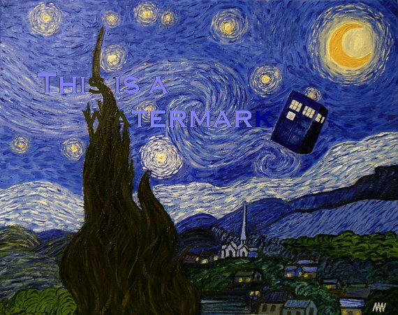 Pin Tardis Starry Night Wallpaper