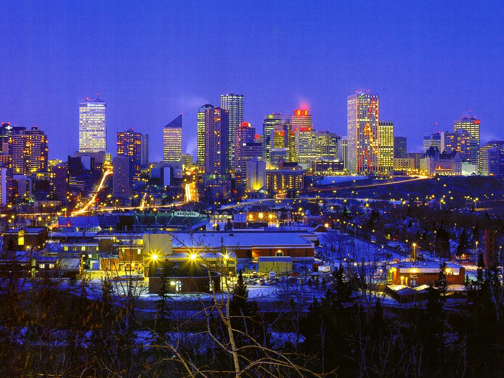 Free download Edmonton Dusk Alberta [1024x768] for your Desktop, Mobile & Tablet | Explore 48+ Wallpaper in Edmonton | eBay Canada Wallpaper, Wallpaper Installers in Edmonton, Walls Alive Edmonton Wallpaper