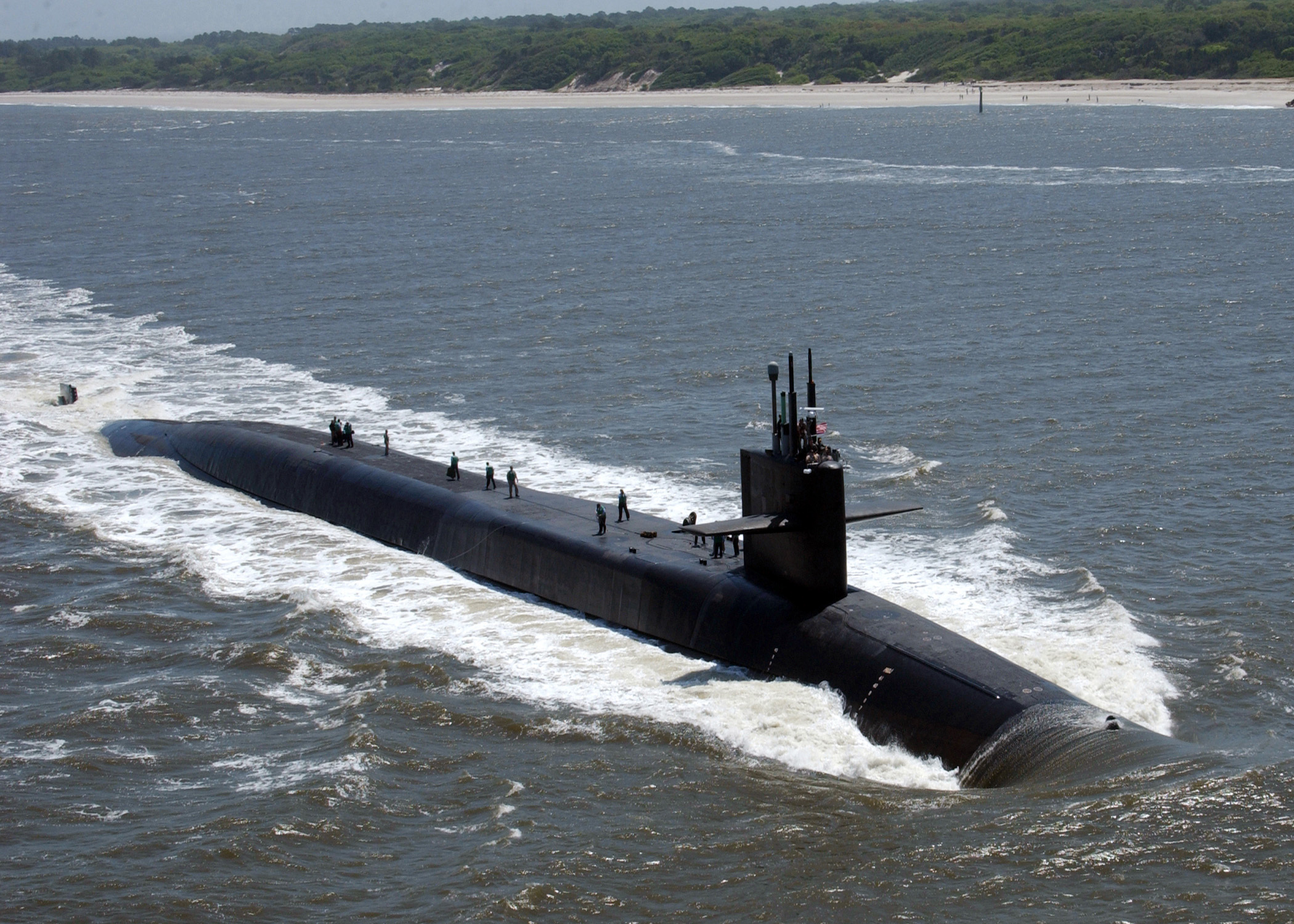 United states navy submarine florida ohio class wallpapers photos