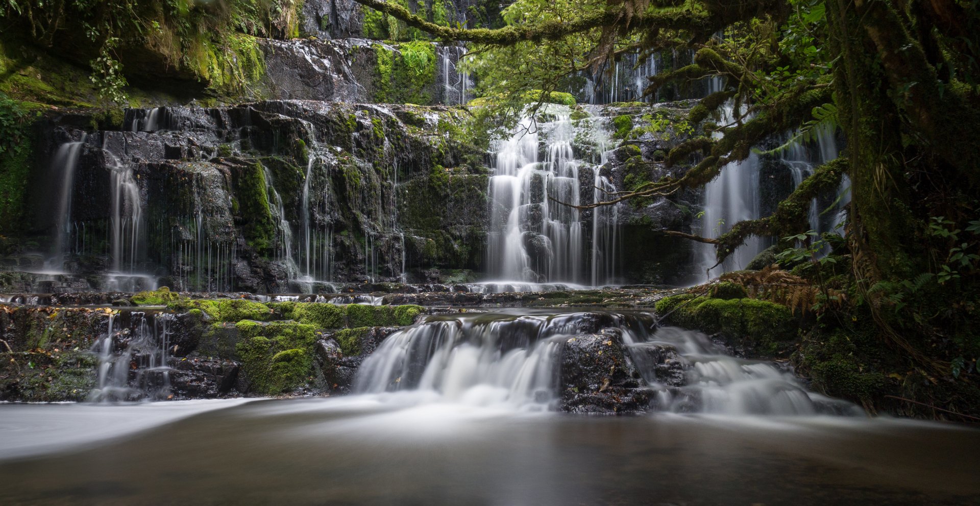Foam Nature Waterfall 4k Ultra HD Wallpaper