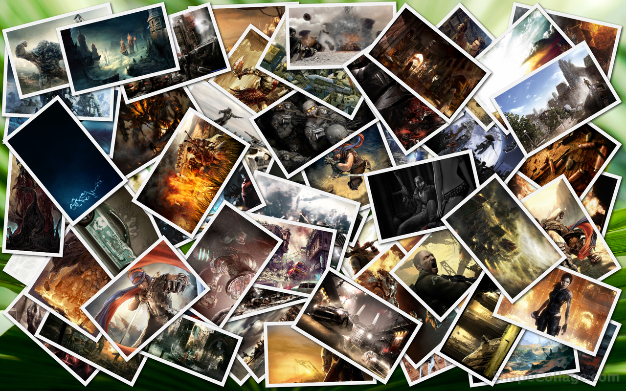 game wallpaper collage by flostyler0408 fan art wallpaper games 2009