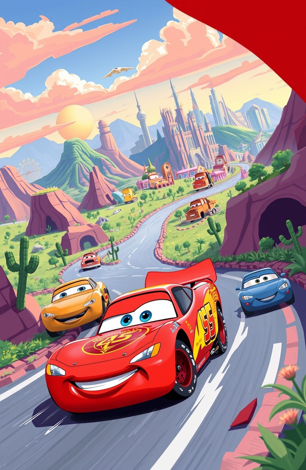 Disney Pixar Cars Wallpaper