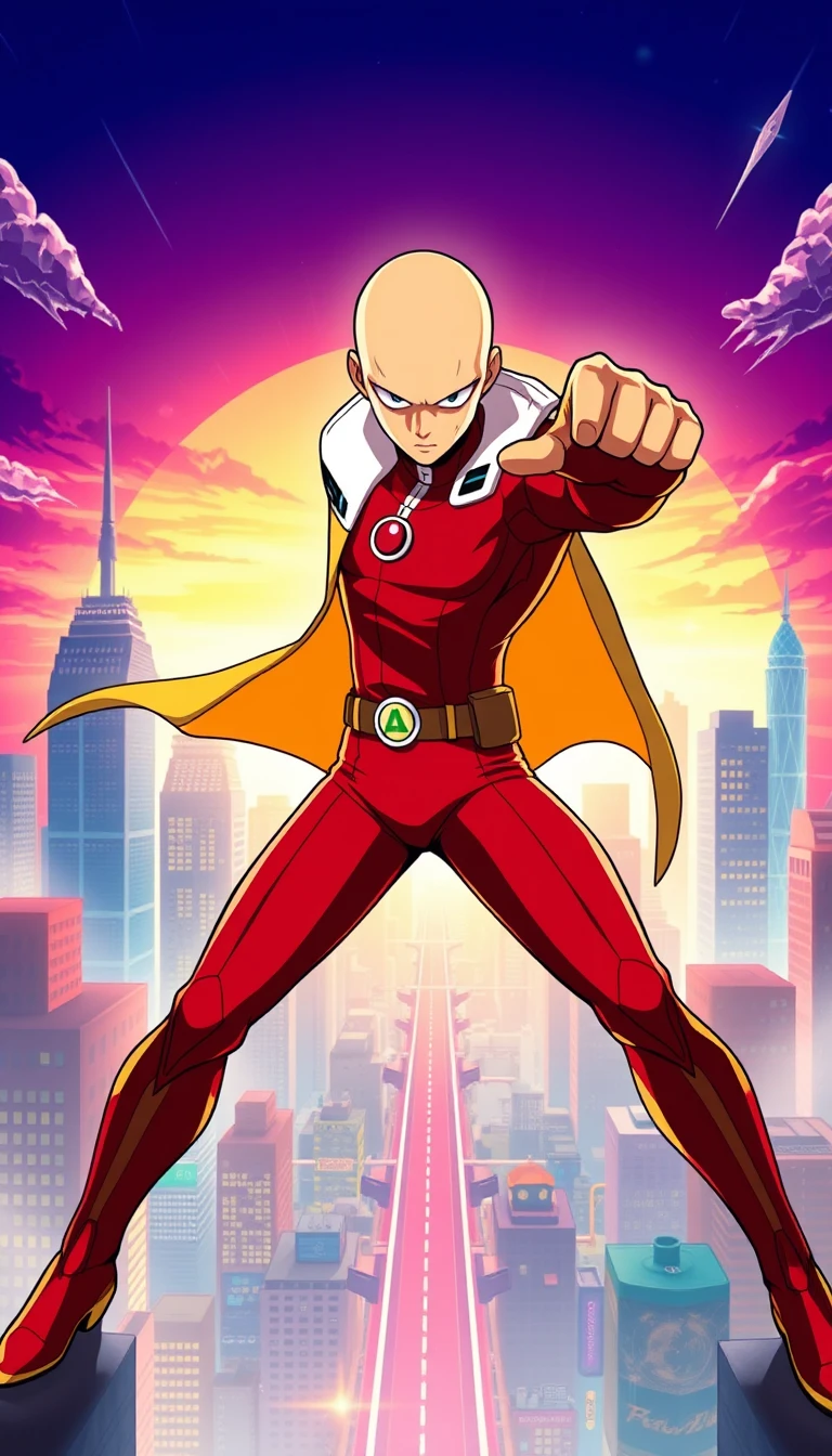 One Punch Man Phone Wallpaper