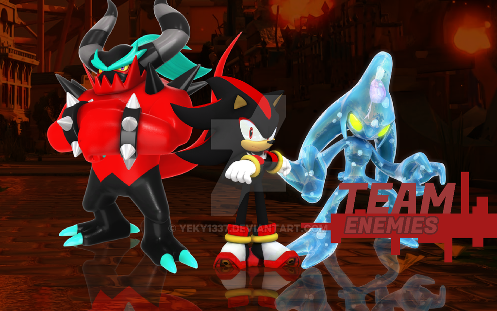 Sonic Forces Team Enemies Wallpaper By Yeky1337 On