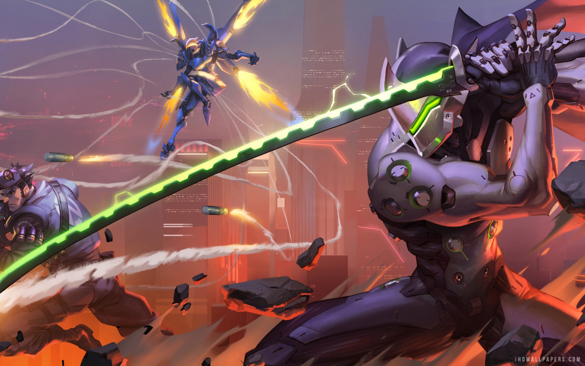 Overwatch Game Play HD Wallpaper IHD