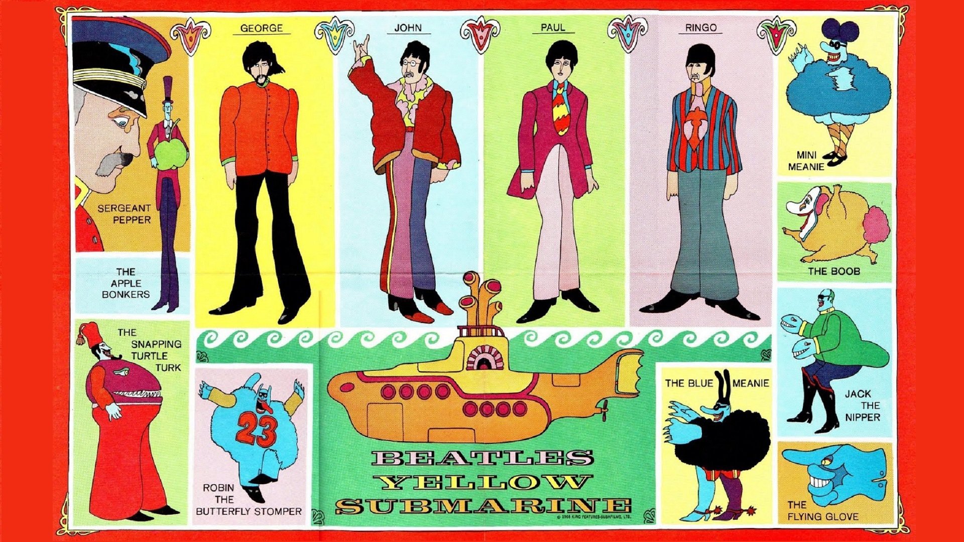 Yellow Submarine Posters Wallpaper Trailers Prime Movies