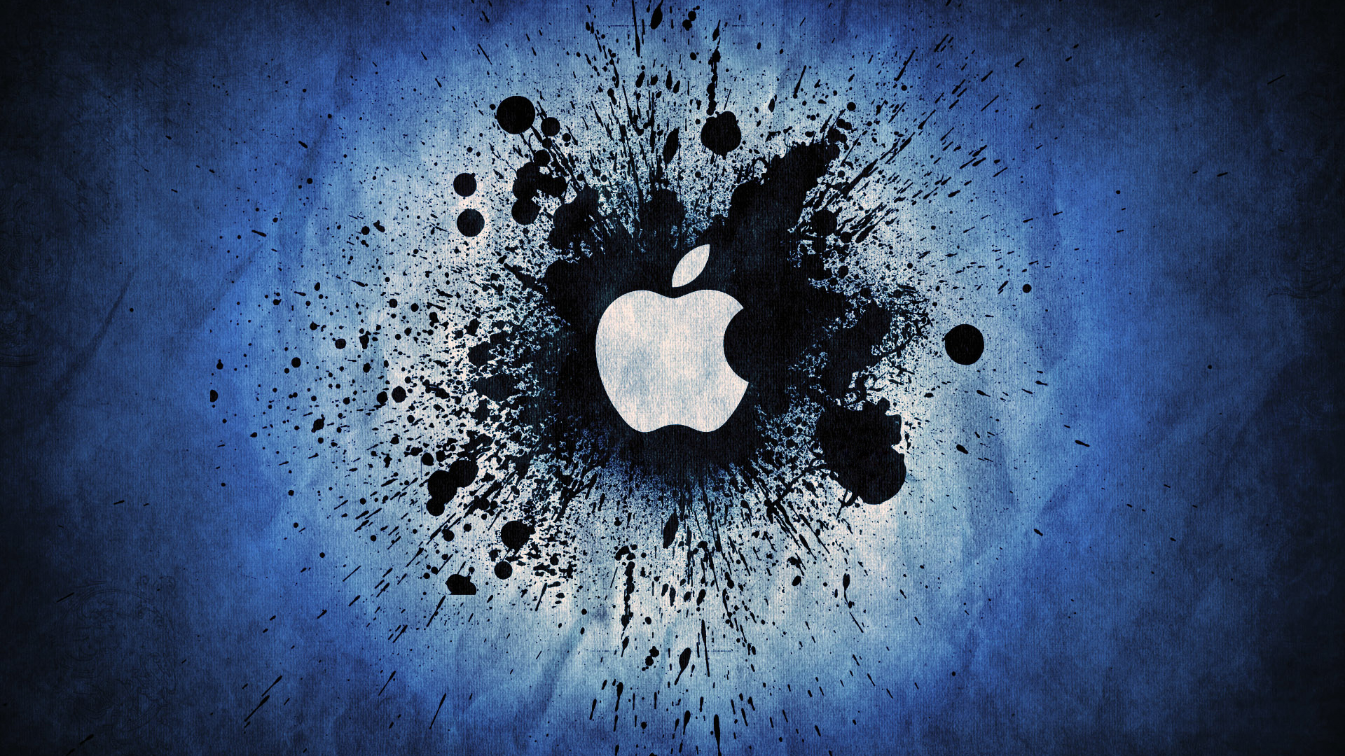 Apple Inc Wallpaper Blueblack Hd