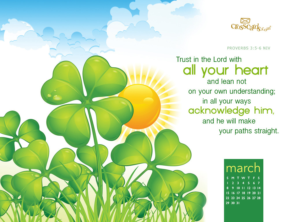 March Proverbs Desktop Calendar Monthly Calendars