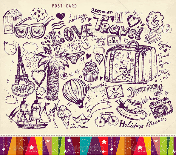 Travel Theme Wallpaper - WallpaperSafari