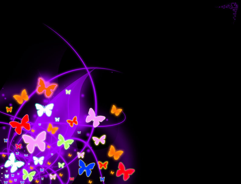 Neon Butterfly Wallpaper - WallpaperSafari