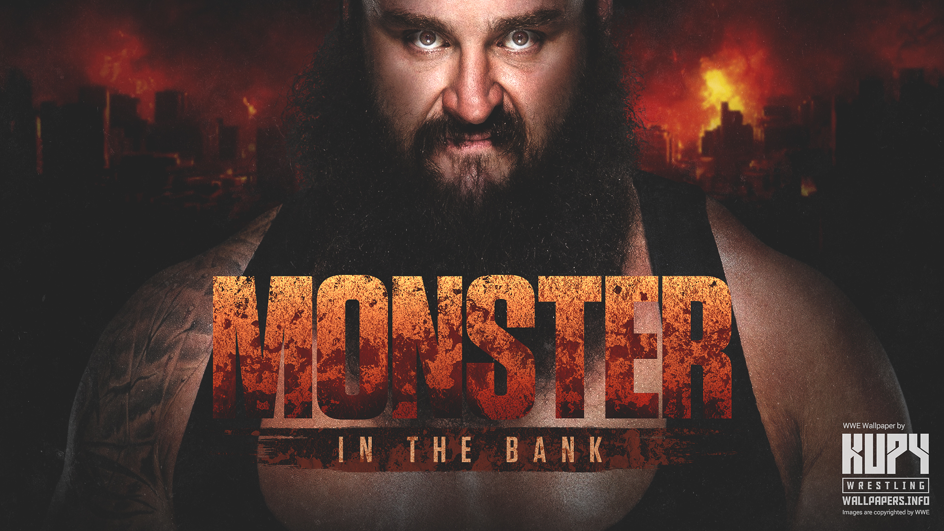 Monster In The Bank Braun Strowman Wallpaper Kupy Wrestling