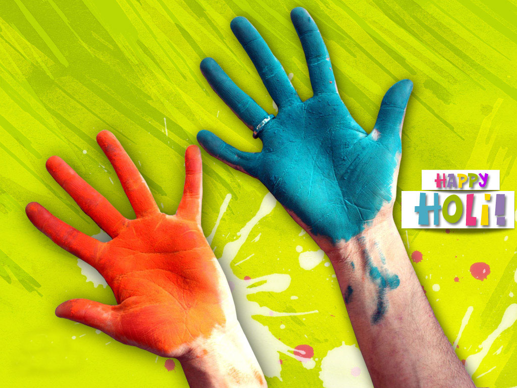 This Full Screen Holi Wallpaper Is A Symbol Of Unity And Brotherhood