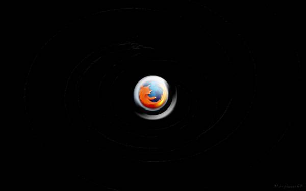 Brand Firefox Browser Black Pla Space Desktop Wallpaper