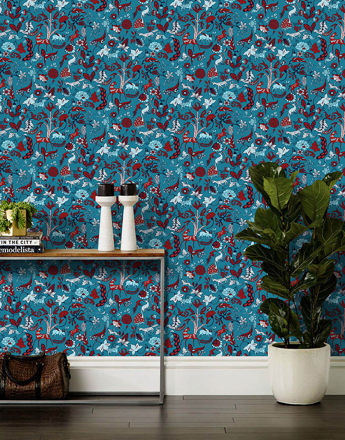 New Julia Rothman Wallpaper For Hygge West Design Sponge