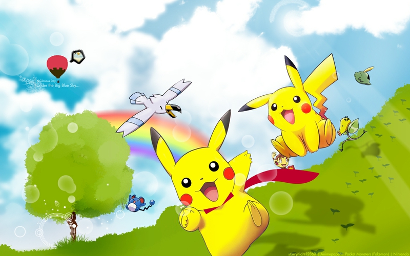 Bellsprout Chimchar Under The Big Blue Sky Anime Pokemon