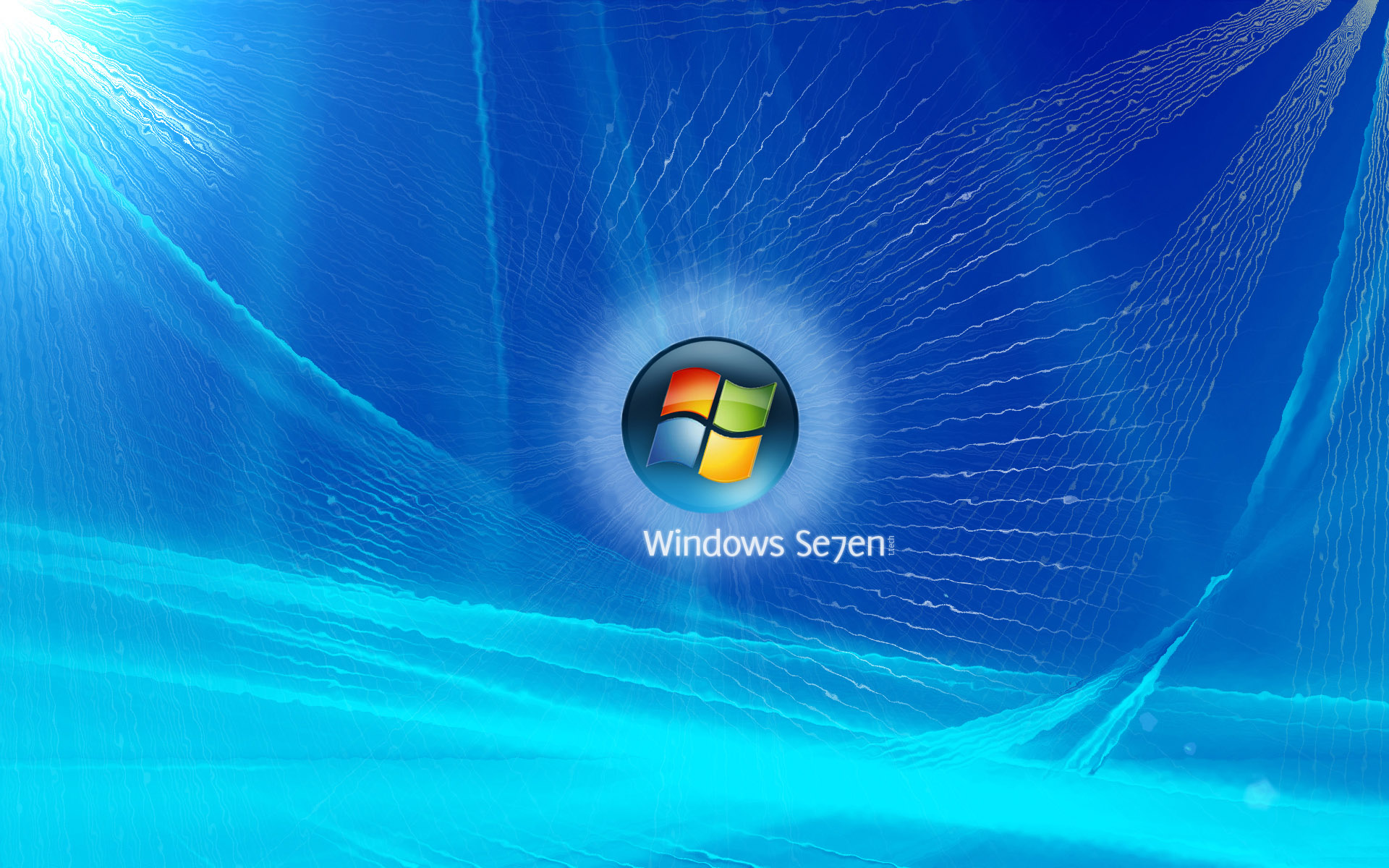 HD Windows Seven Abstract Wallpaper No Desktop
