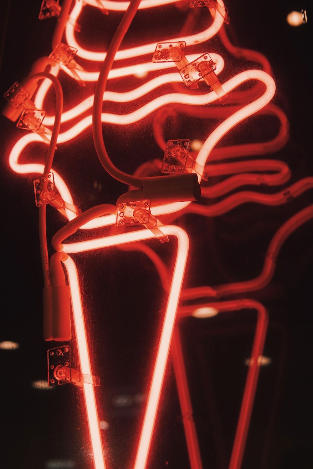Neon Red Aesthetic Wallpaper