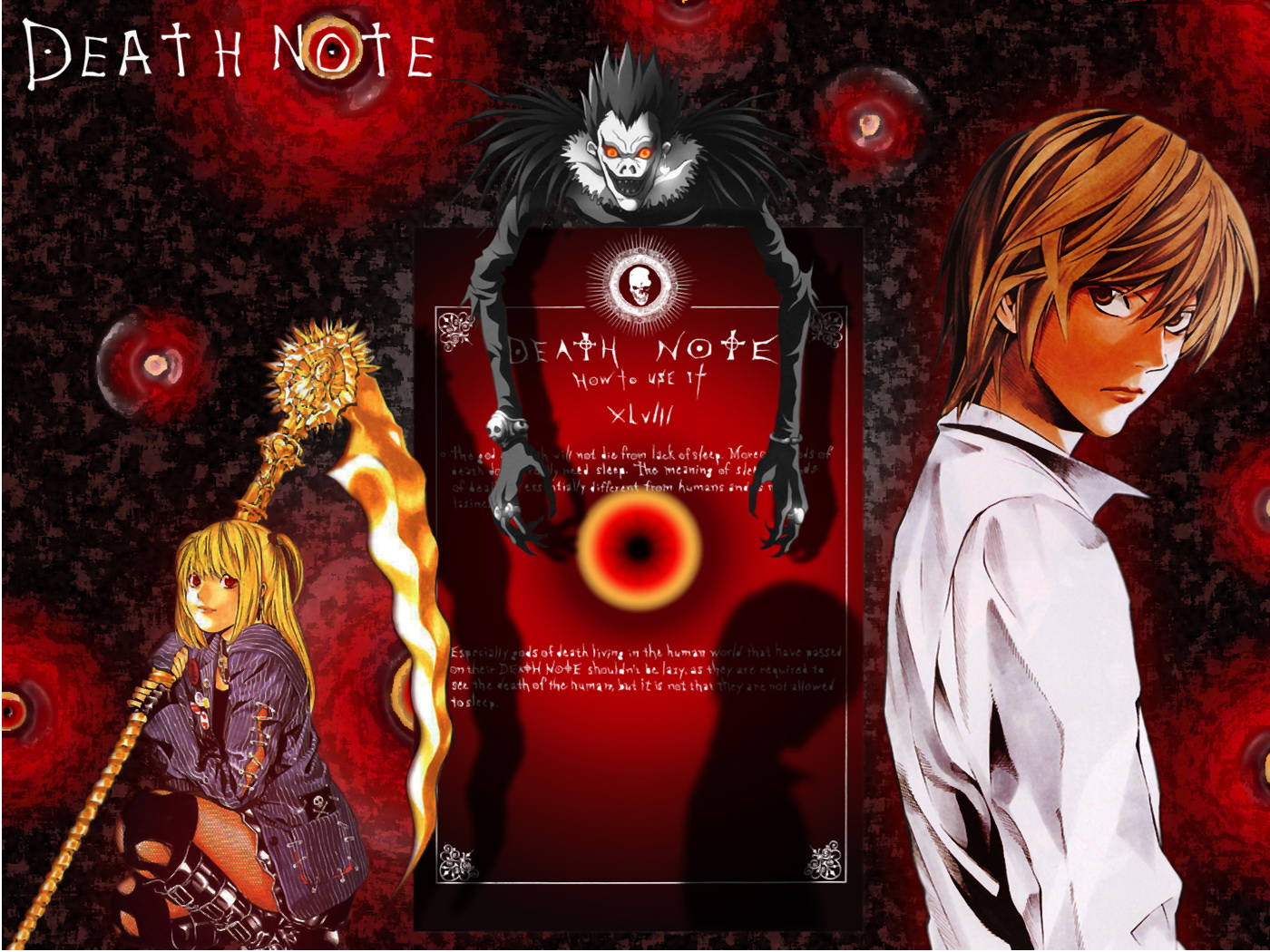 Random Death Note HD Widescreen Wallpaper
