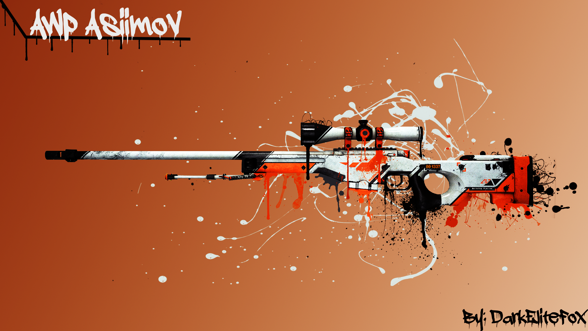 Awp Asiimov Wallpaper Picture Id