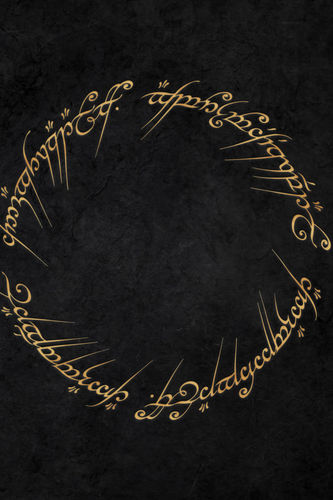 Lotr Ring Carvings Wallpaper For iPhone 3g 3gs