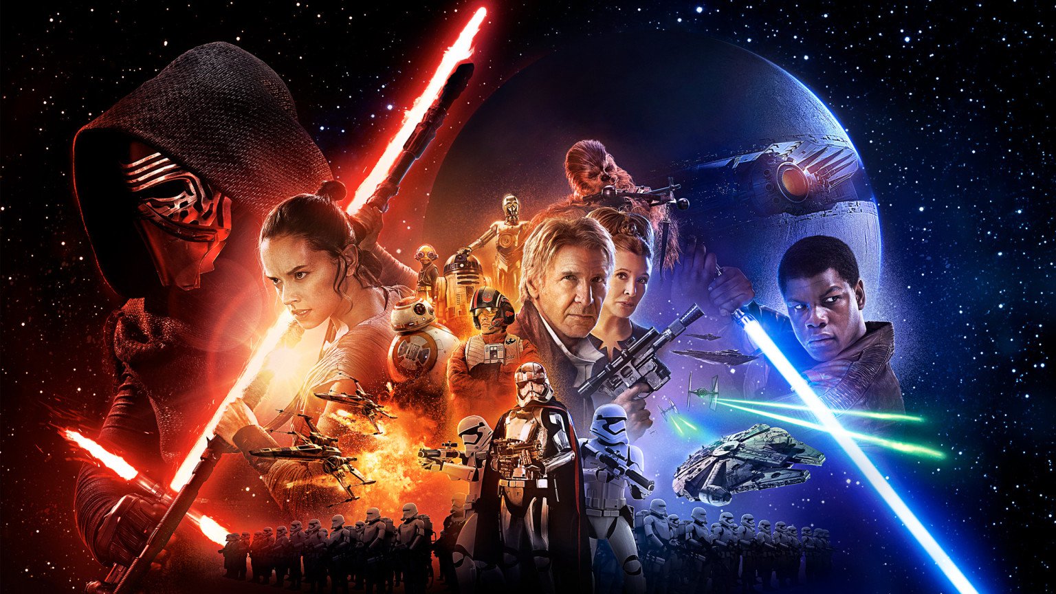 star wars the force awakens desktop background 1536x864