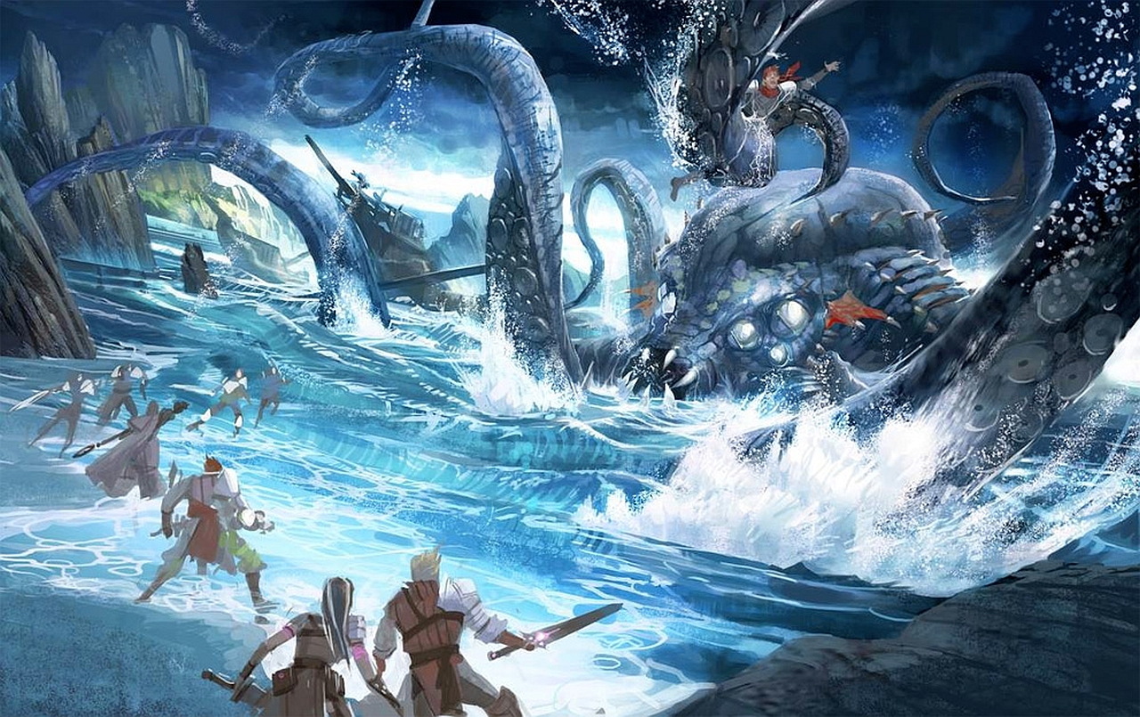 Fantasy Kraken Wallpaper For Your Desktop