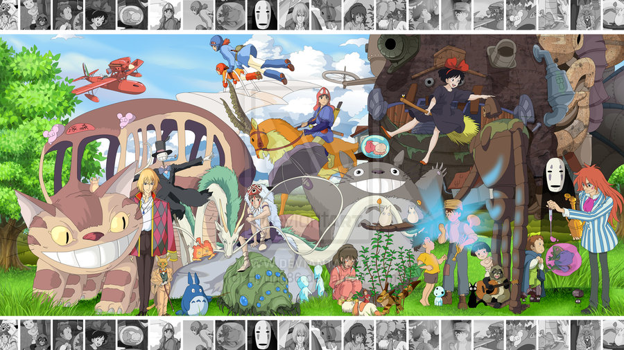 The Art of Ghibli   Wallpaper Edition by Hyung86 on