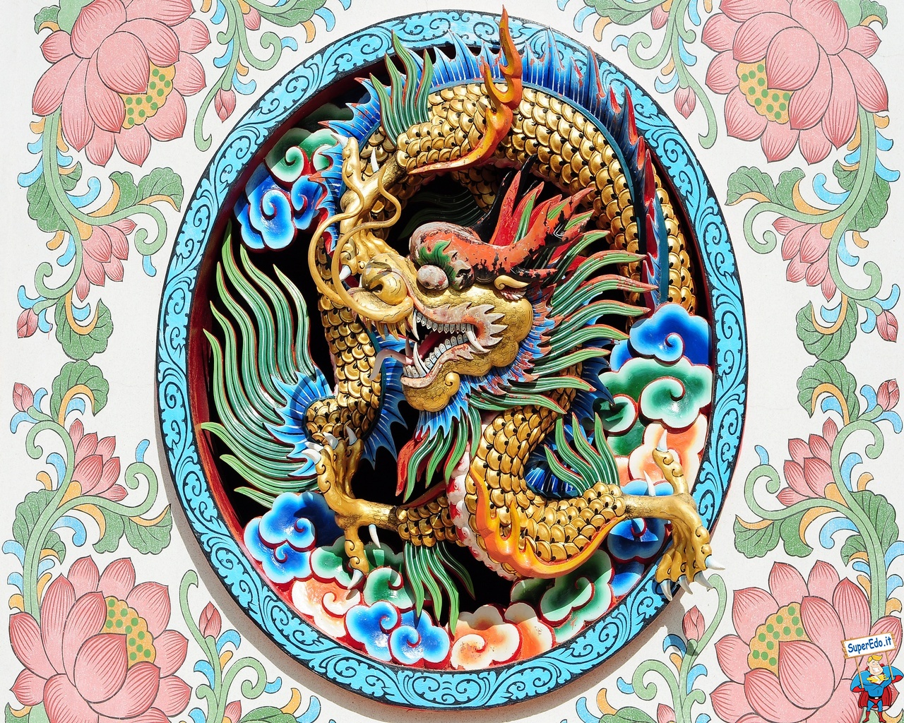 Wallpaper Various Chinese Dragon