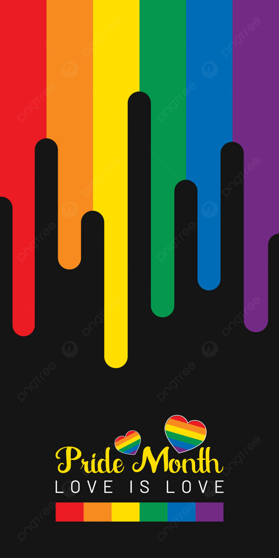 Pride Month Love Is Wallpaper