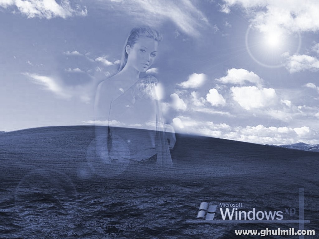 Background Windows Xp Sexy Lady Water Mark HD Wallpaper For Puters
