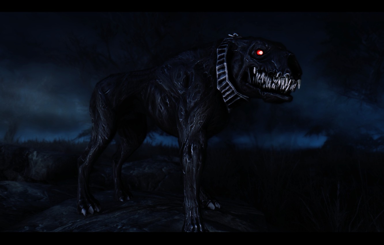 Wallpaper Death Black Dog Hound Image For Desktop