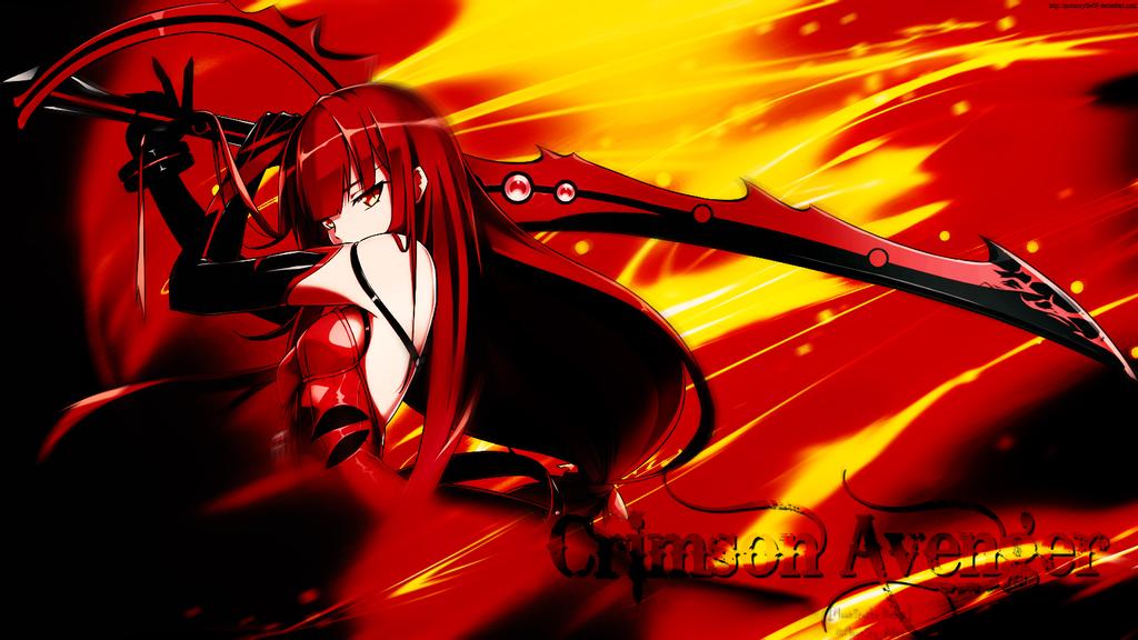 Elesis Crimson Avenger Wallpaper By Moonscythe09