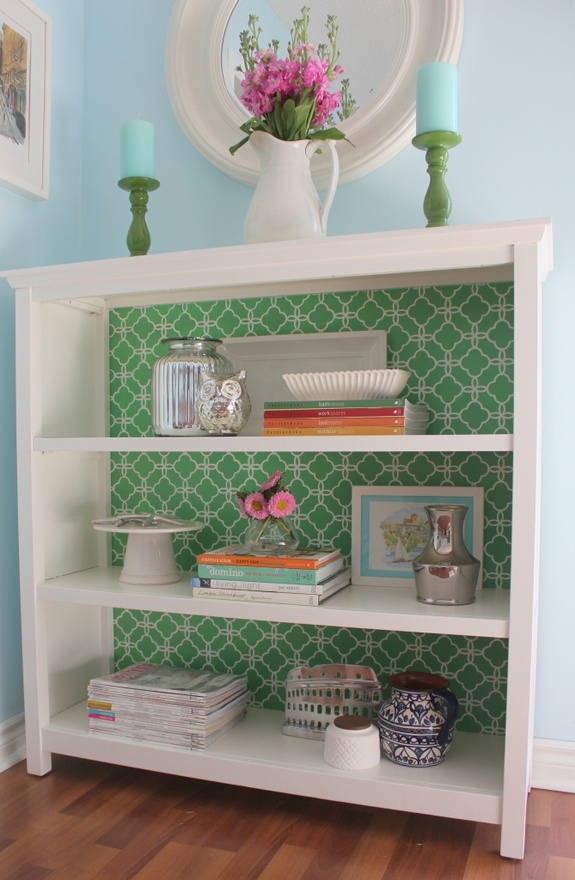 Up A Bookcase Is Perfect Way To Brighten Your Home For Spring