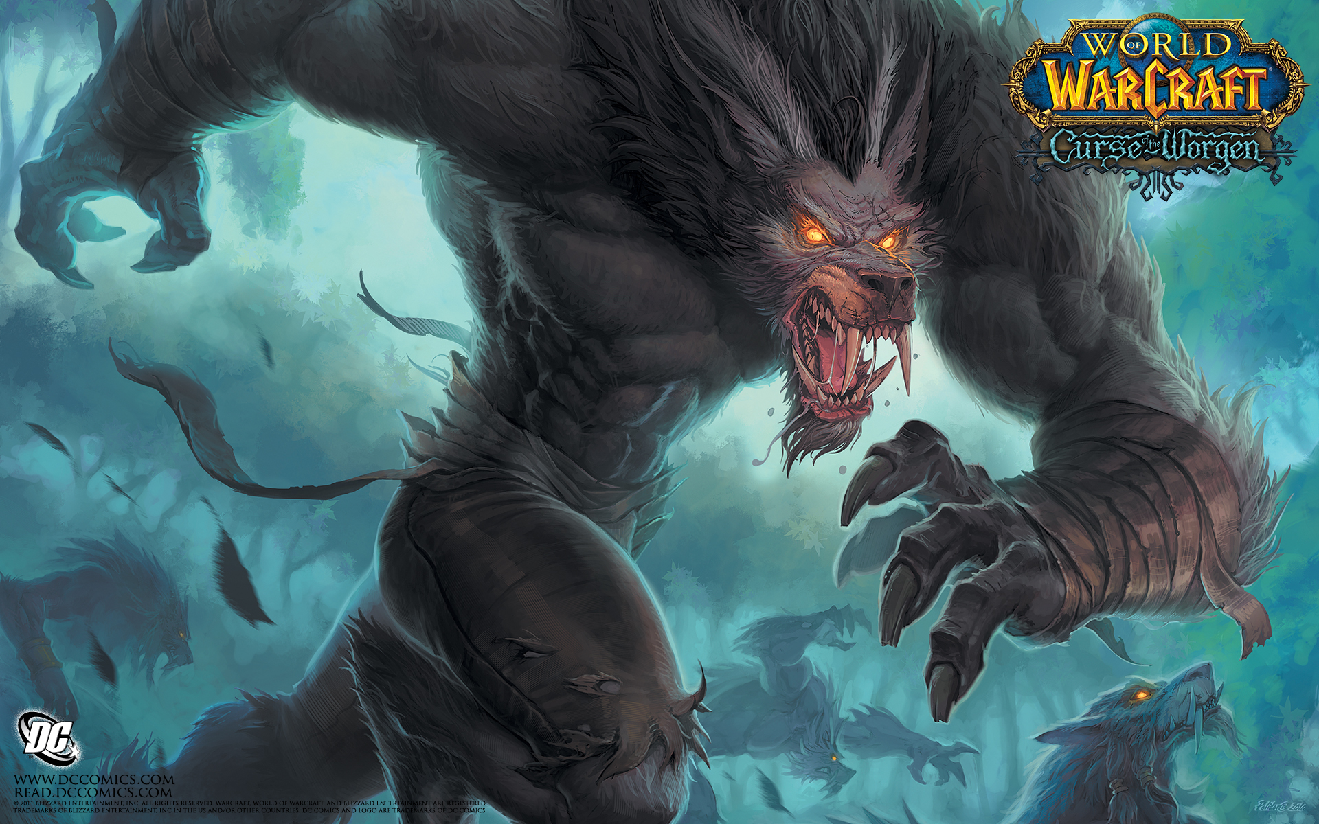 World Of Warcraft The Curse Worgen HD Wallpaper