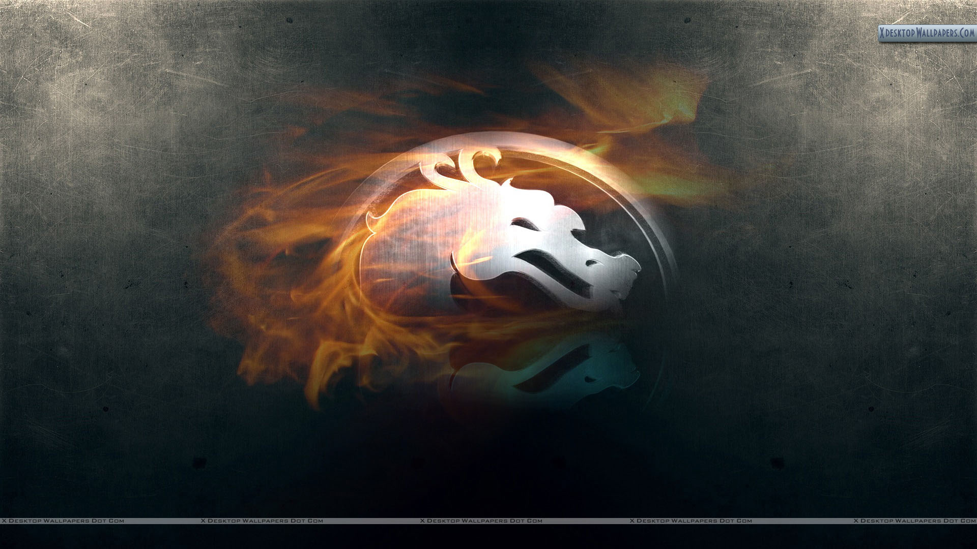 Mortal Kombat Burning Logo