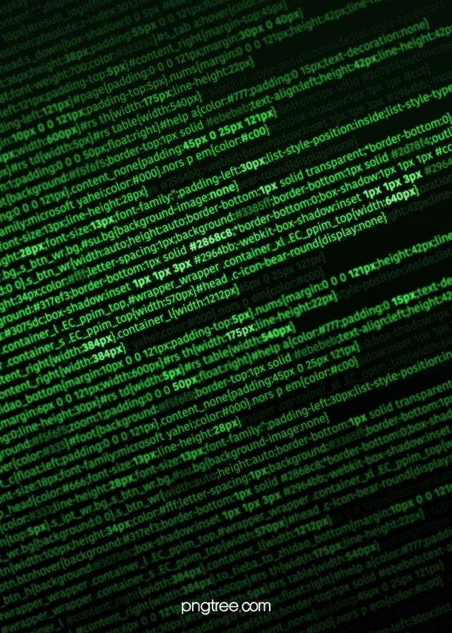 Programming Code Green Background Background Coding