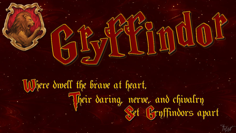 Hogwarts House Wallpaper Gryffindor By Theladyavatar On