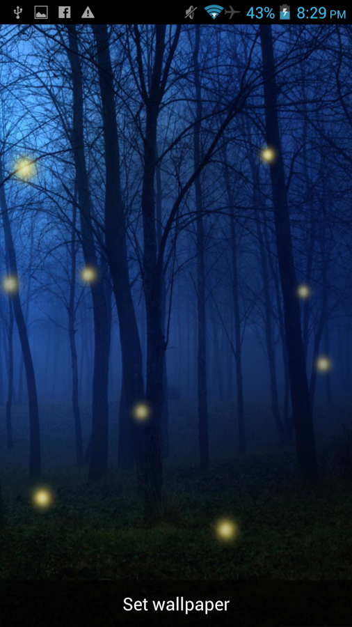 Fireflies Live Wallpaper Izinhlelo Ze Android Ku Google Play