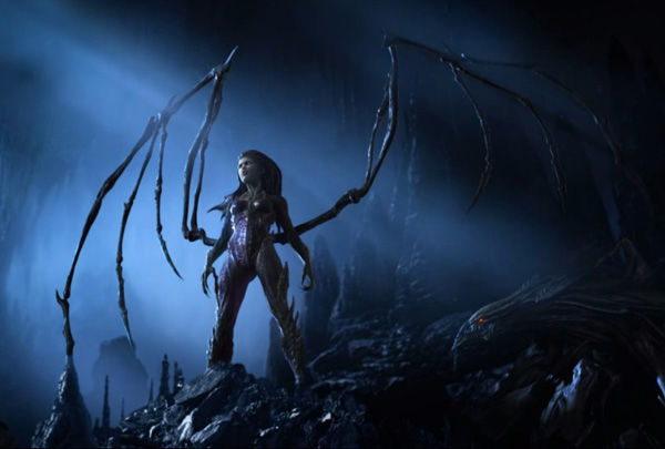Sarah Kerrigan In The Night Starcraft Wallpaper Here You Can See
