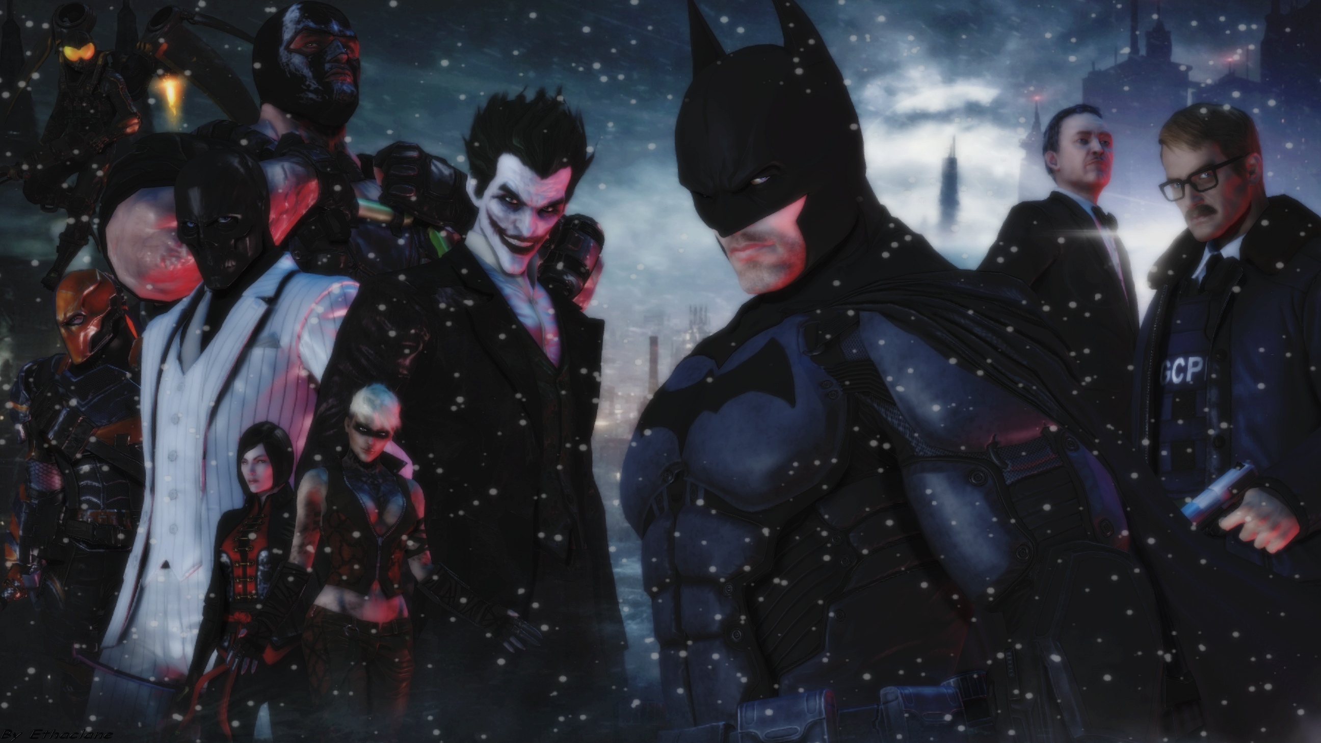 Batman Arkham origins wallpaper by ethaclane on