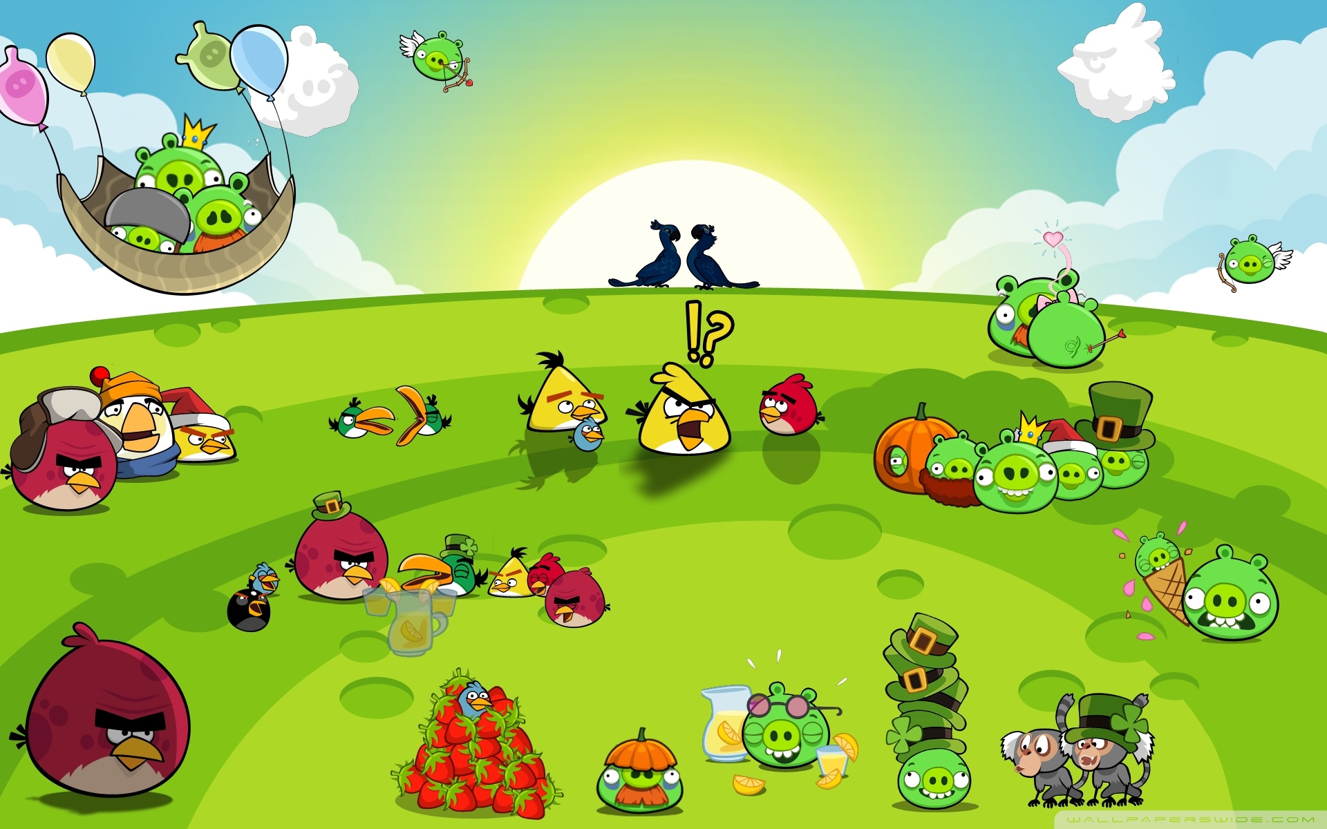 Download Angry Birds Hd Widescreen Wallpaper Full HD Wallpapers
