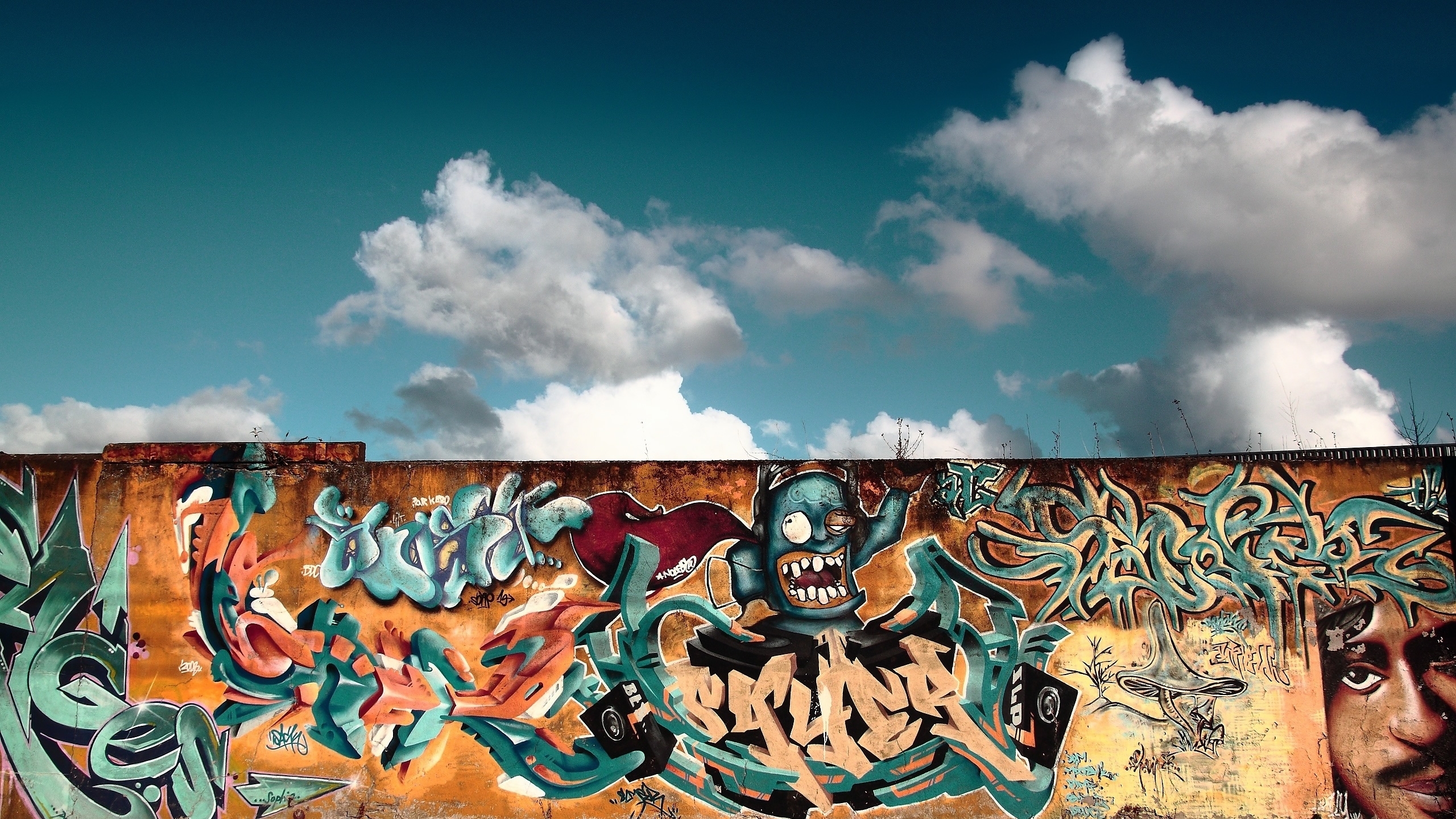 Graffiti Wall Art Mac Wallpaper