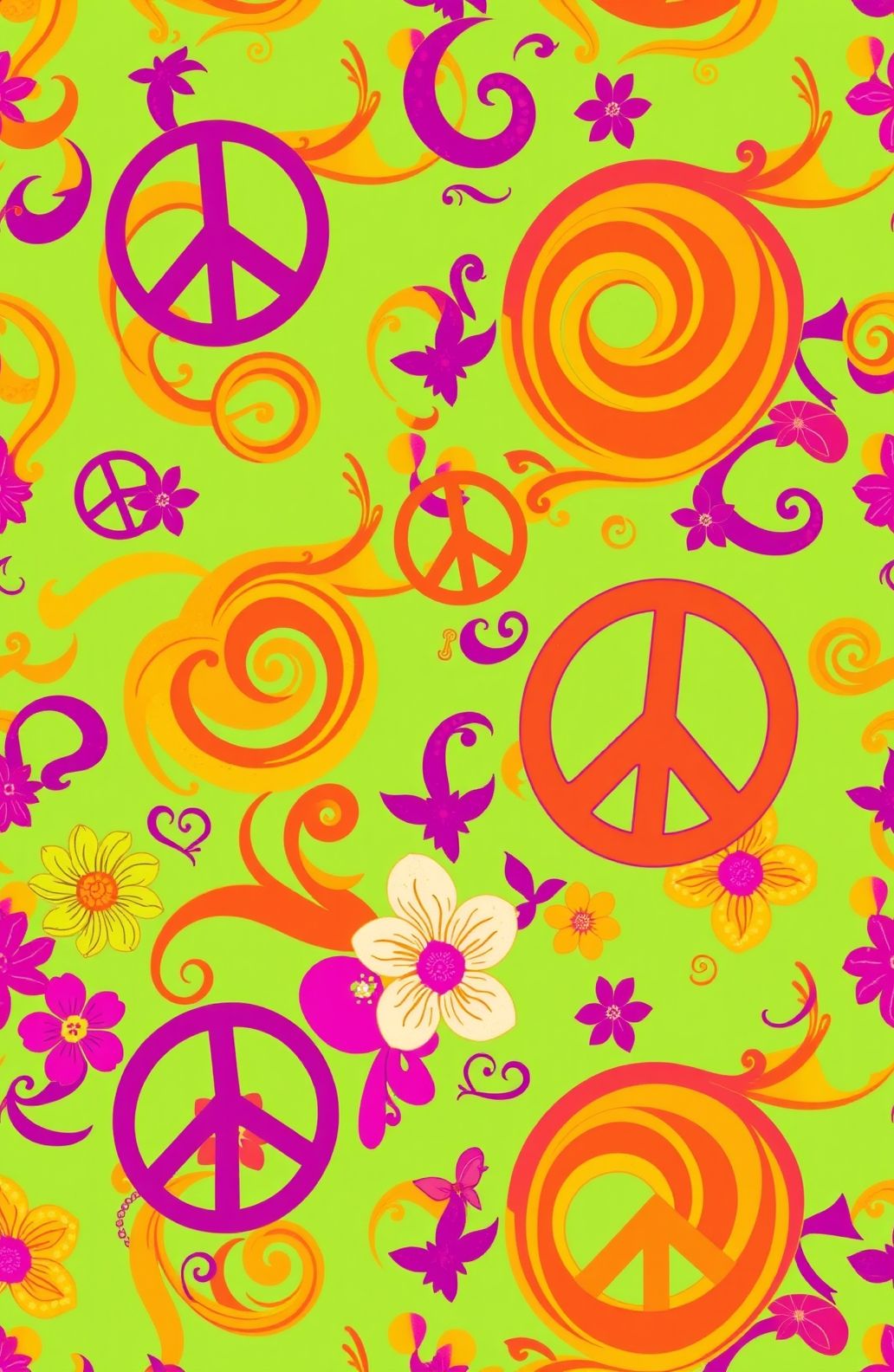 Vintage Hippie Aesthetic Wallpaper