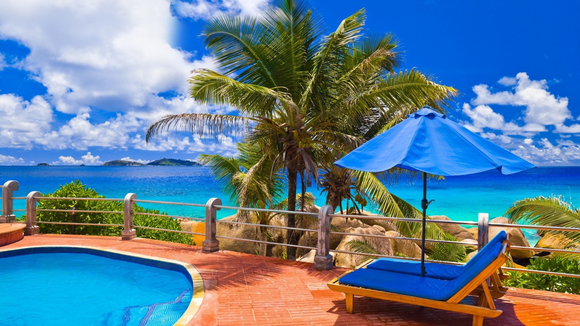 Beach Resort Wallpaper
