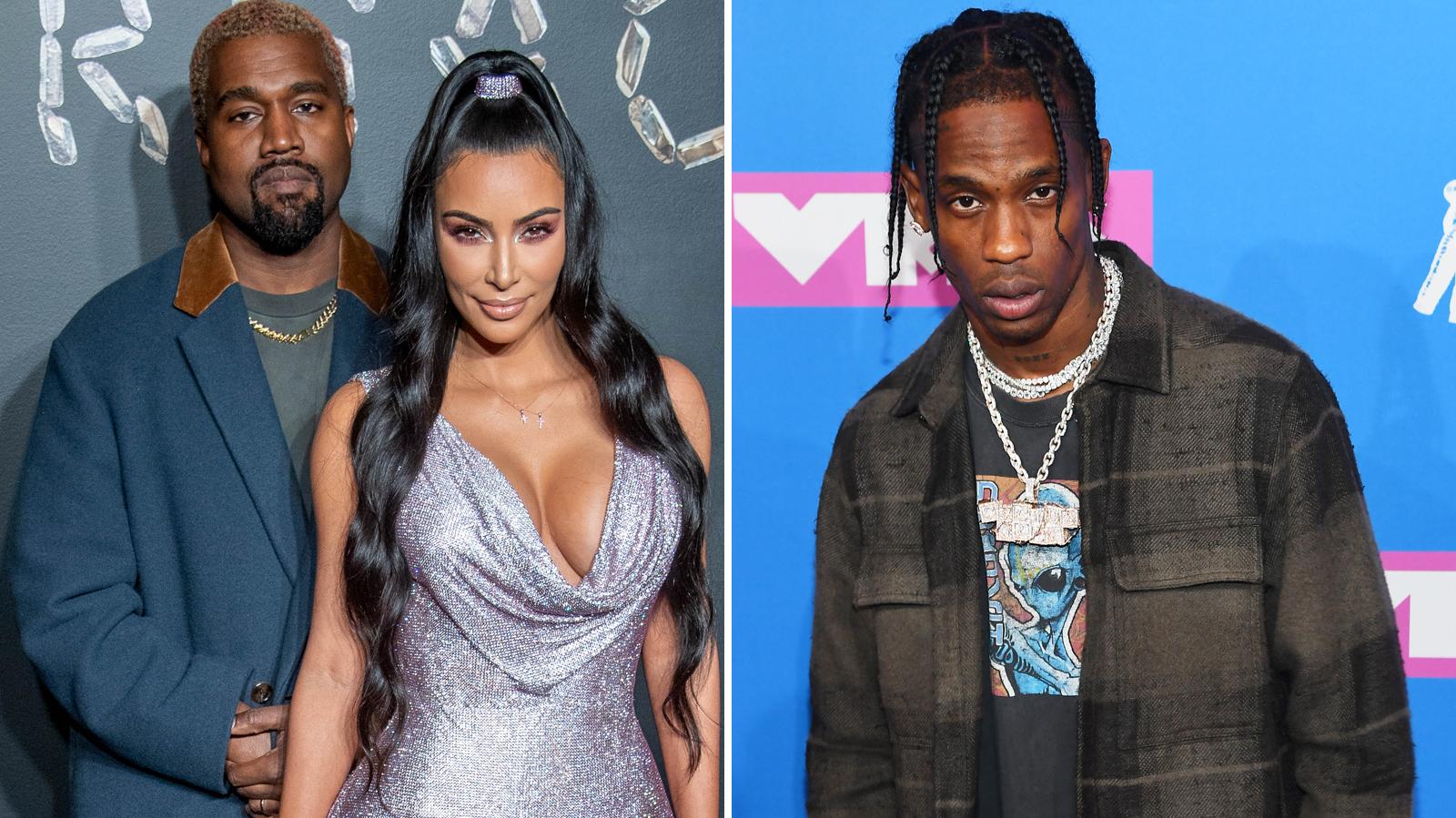 Kanye West And Kim Kardashian Attend Travis Scott S Concert Life