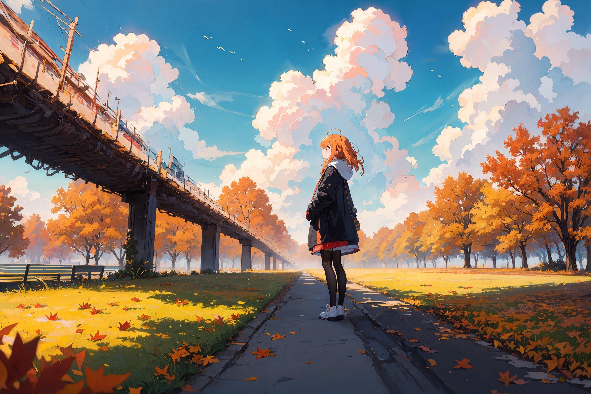 Autumn Girl 4k Wallpaper Embrace The Warmth And Beauty Of Fall On